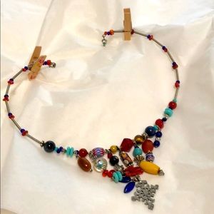 Chico’s mixed stones necklace